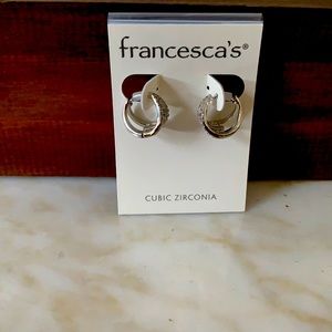 Francesca’s tiny hoop earrings